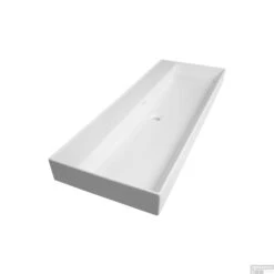 Wastafelblad Legend 120-1 1 Kraangat Wit