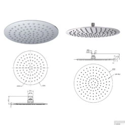Wiesbaden Regendouche Inbouw | Caral | Rechthoek Met Muuruitloop | Inbouw | RVS (incl.inbouwdelen) -Badkamer Winkel wiesbaden inbouw regendouche set 08 caral rechthoek muuruitloop rvs 6