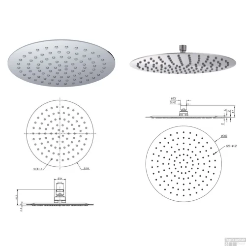 Wiesbaden Regendouche Inbouw | Caral | Rechthoek Met Muuruitloop | Inbouw | RVS (incl.inbouwdelen) -Badkamer Winkel wiesbaden inbouw regendouche set 08 caral rechthoek muuruitloop rvs 6