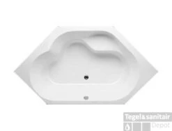 Hoekbad Riho Winnipeg 145x145 Cm Wit